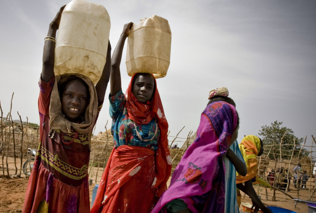 Agua para los campos de refugiados del este del Chad