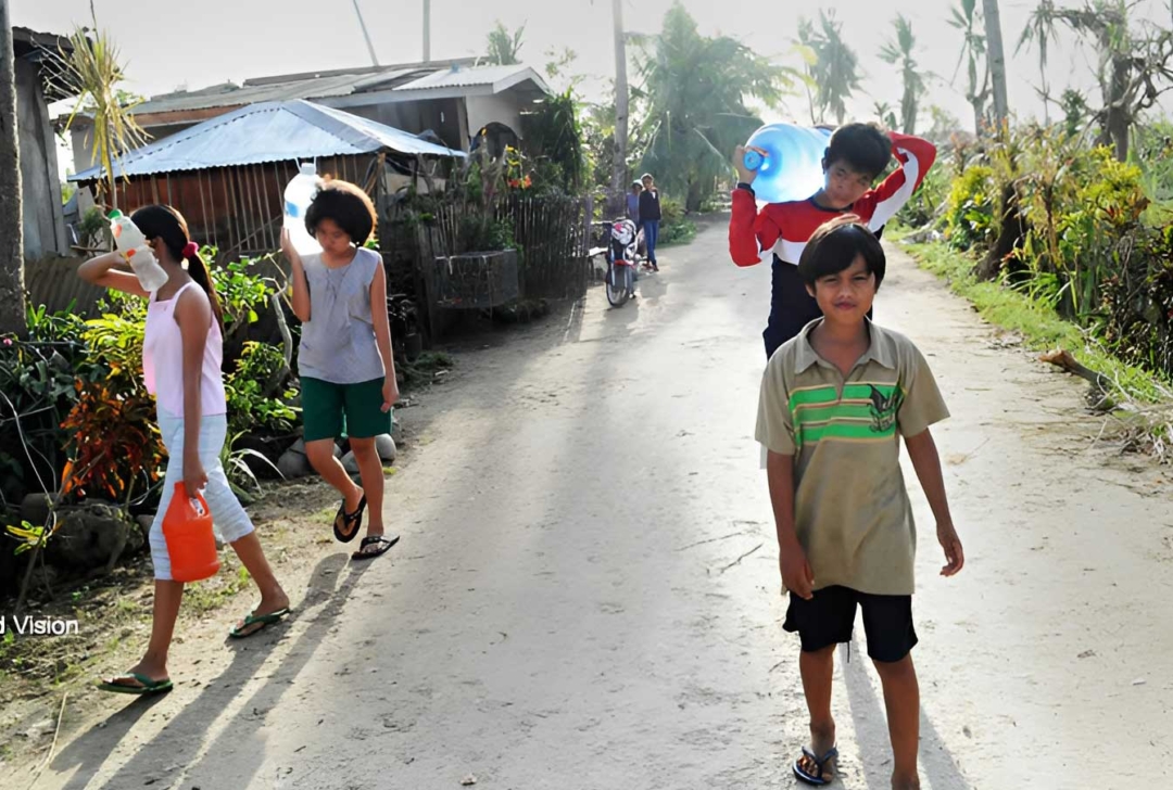 Rehabilitation of water and sanitation systems in the area affected by Typhoon Haiyan