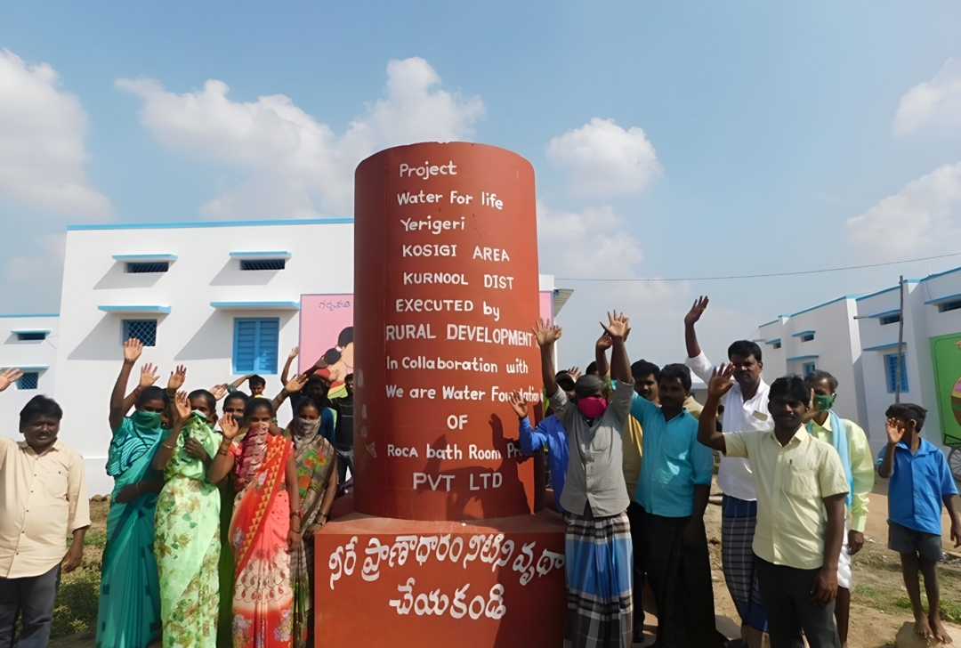 Bettering in living conditions of rural communities and school students in six villages of Kurnool District, Andhra Pradesh, India.